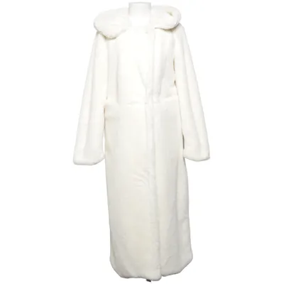 Winterjas (Wit) van Benin Style Polyester