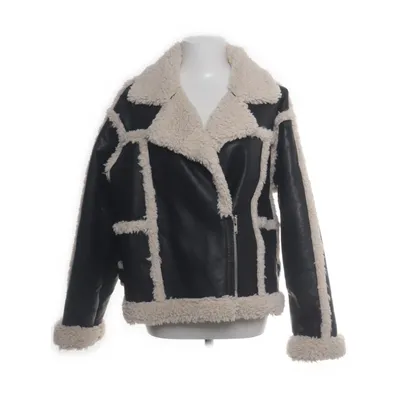 Shearlingjakke (Sort, Hvid) fra Gina Tricot