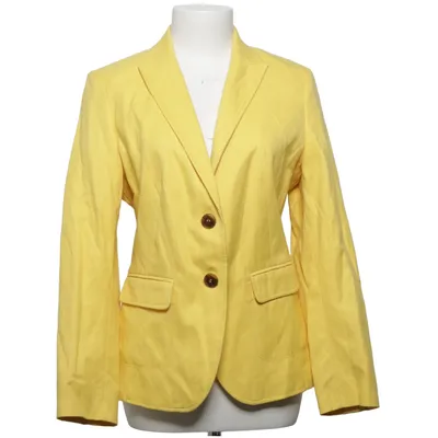 Blazer (Gul) fra More & More Bomuld, Metallfiber, Polyester, Viscose