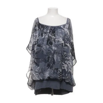Blouse (Blauw, Meerkleurig) van Emoi En Plus by Emonite Elastaan, Viscose