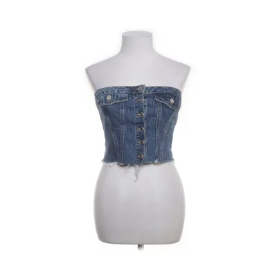 Tubtopp (Blå) från Zara Bomull, Elastan, Polyuretan