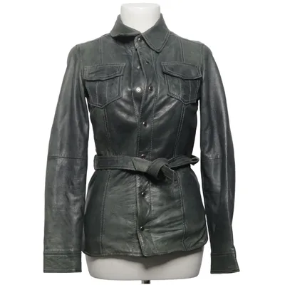 Leren jack (Blouse 201) van Goosecraft Leer, Polyester
