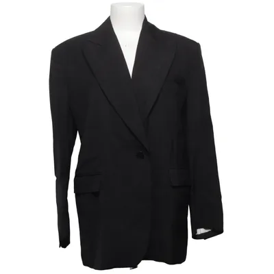 Blazer (Noir) de Sandro Paris Acétate, Coton, Viscose