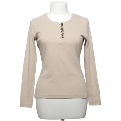 Henley T-shirt (Beige) fra Sonnblick Bomuld, Elastan