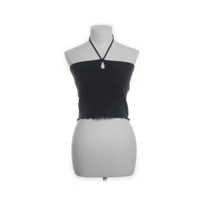 brandy melville black halter top