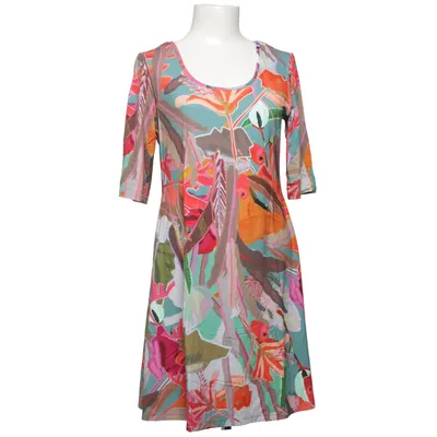 Jurk (Groen, Rood, Meerkleurig) van Fox's Elastaan, Viscose