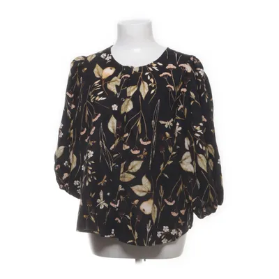 Blus (Svart, Flerfärgad) från H&M Linne, Viskos