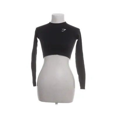 Crop top (Black) from Gymshark Nylon, Elastane