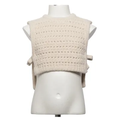 Vest (Beige) from Zara Accessories Acrylic, Polyamide, Polyester