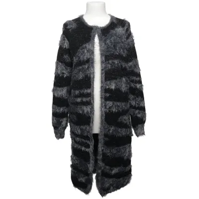 Cardigan (Gray, Black) from Saint Tropez Acrylic, Metallic fiber, Polyester