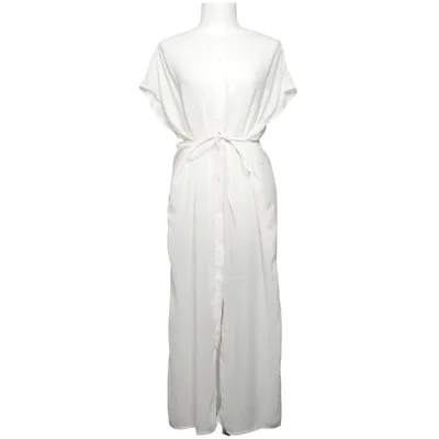 Skjortklänning (Vit) från WERA Stockholm Återvunnen polyester