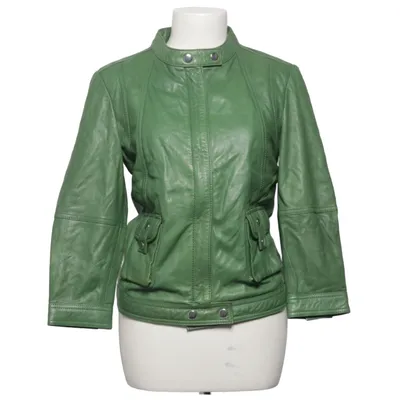 Läderjacka (Grön) från Primeboots Skinn, Polyester