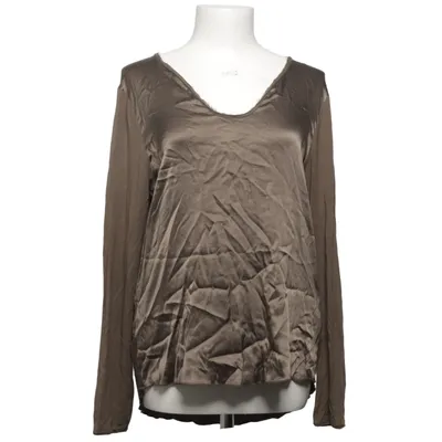 Blouse (Bruin) van Pieszak Elastaan, Zijde, Viscose