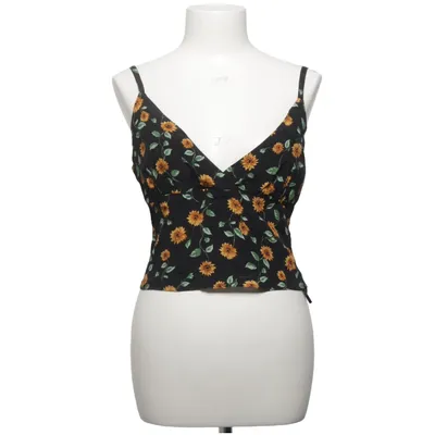 Crop top (Black, Yellow, Green) from Honey Punch Polyester, Viscose