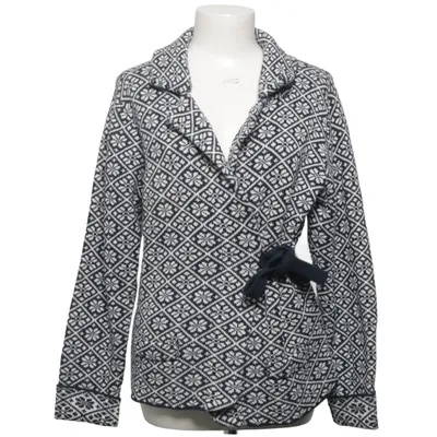 Wrap cardigan (Black, White) from Pagelle Cotton