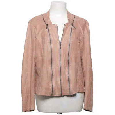 Bikerjack (Beige) van One Two & Luxzuz Elastaan, Polyester