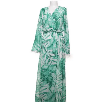 Långklänning (Grön, Vit) från Pronto Moda Polyester