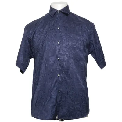 Chemise à manches courtes (Bleu) de Champagnes