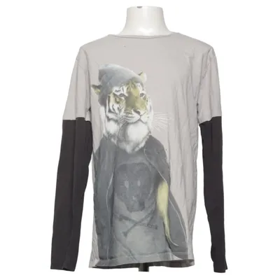 Long sleeve T-shirt (Gray, Black) from Mango Kids