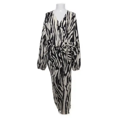 Omlottklänning (Svart, Vit, Flerfärgad) från H&M Elastan, Polyester