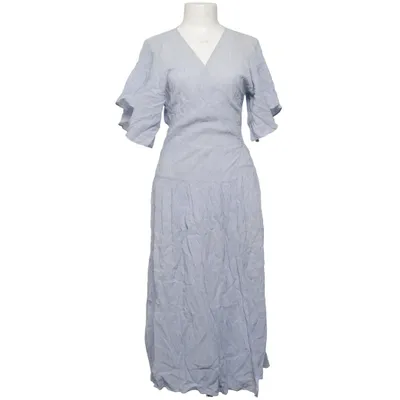 Wrap dress (Blue, White) from Vanessabruno Cotton