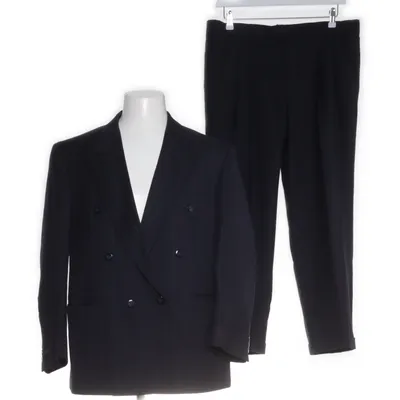 Suit (Blue) Cotton, Polyester, Wool, Viscose