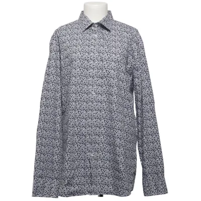 Chemise (Blanc, Bleu) de Nobel League Coton