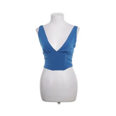 Crop top (Blå) från Stradivarius Elastan, Polyester