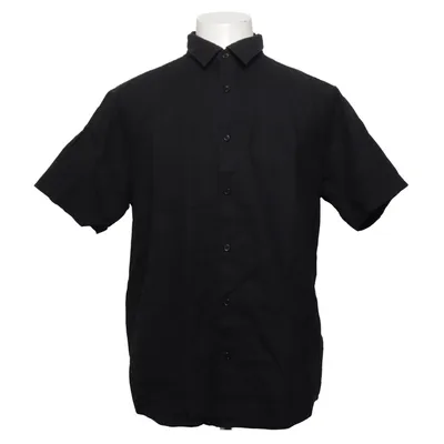 Kortärmad skjorta (Svart) från Ts Bomull, Linne
