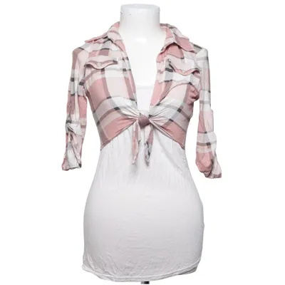 Shirt dress (Pink, White, Black) from Colloseum Elastane, Viscose