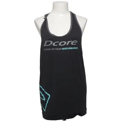 Sport tanktop (Zwart, Turquoise) van Dcore Elastaan, Polyester, Viscose