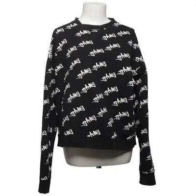Sweatshirt (Sort, Hvid) fra Ribecka x Madlady Bomuld, Polyester