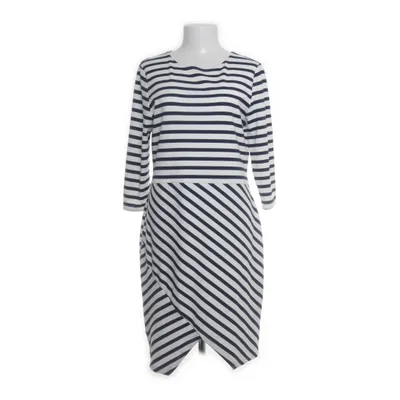 Jurk (Wit, Blauw) van Holly & Whyte by Lindex Elastaan, Polyester, Viscose