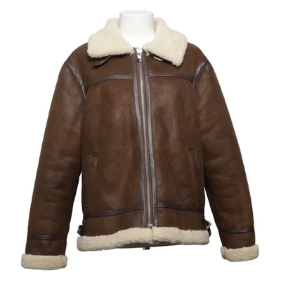 Shearlingjacka (Brun, Vit) från Livelo Polyester, Polyuretan, Viskos