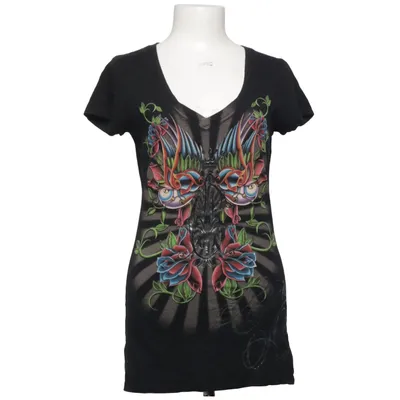 T-shirt (Noir, Multicolore) de Christian Audigier Coton