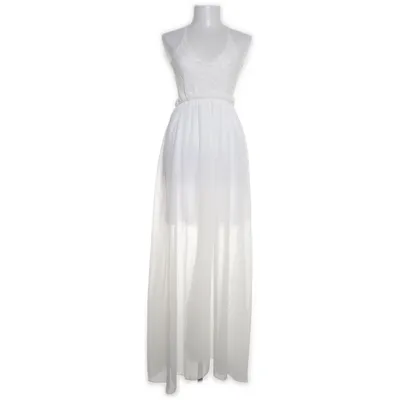 Maxi jurk (Wit)