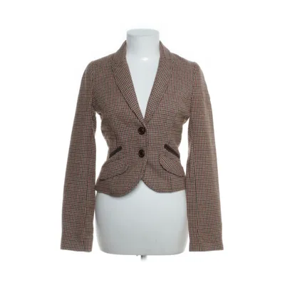 Kavaj (Brun, Flerfärgad) från Zara Polyester, Ull