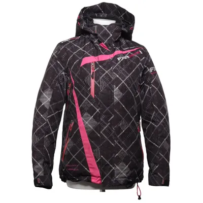 Skidjacka (Svart, Rosa, Grå) från FXR Polyester