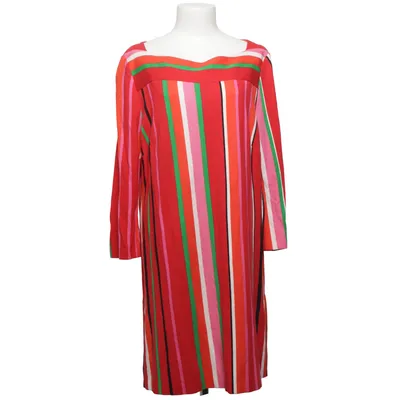 Jurk (Rood, Meerkleurig) van Marc Cain Elastaan, Viscose