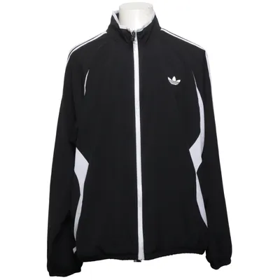 Träningsjacka (Svart, Vit) från Adidas Polyester