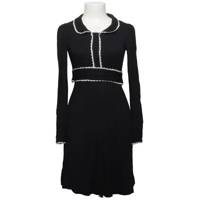 Jurk (Zwart, Wit) van Oasis Elastaan, Viscose
