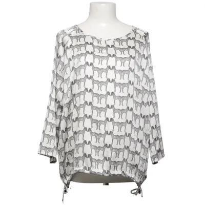 Blouse (Wit, Zwart) van Luxzuz Polyester
