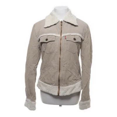 Shearlingjakke (Beige, Hvid) fra Levi Strauss & Co Akryl, Bomuld, Polyester