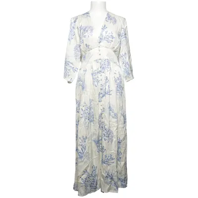 Blousejurk (Wit, Blauw) van Malina Viscose