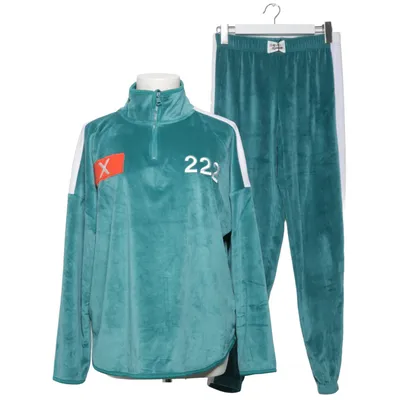Loungewear (Green, White) from Netflix Elastane, Polyester