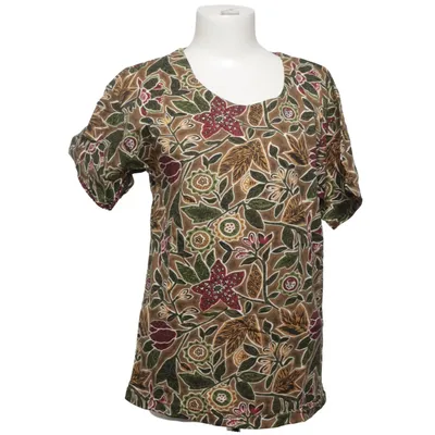 Top (Bruin, Groen, Meerkleurig) van Woman Collection H&M Katoen