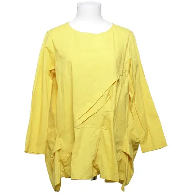 Blus (Gul) från Wendy Trendy Bomull, Elastan