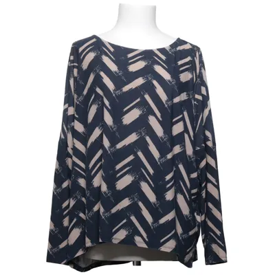 Long sleeve T-shirt (Blue, Beige, Multicolored) from Ilse Jacobsen Elastane, Polyester