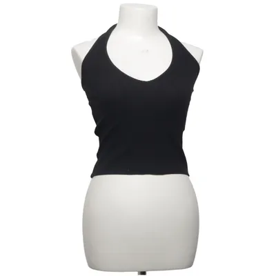 Halterneck top (Sort) fra Dr. Denim Bomuld, Elastan