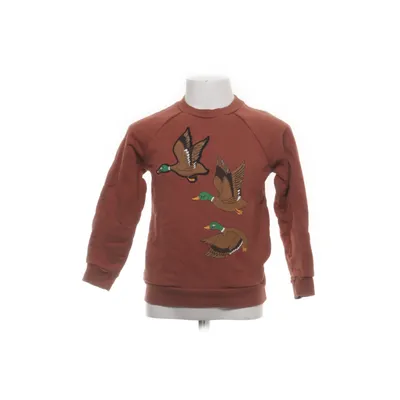 Collegetröja (Brun, Flerfärgad) från Mini Rodini Ekologisk bomull